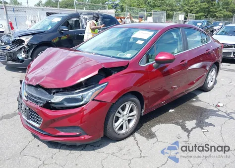 2016 Chevrolet Cruze Lt Auto из США, поврежденный, VIN 1G1BE5SM7G7245248